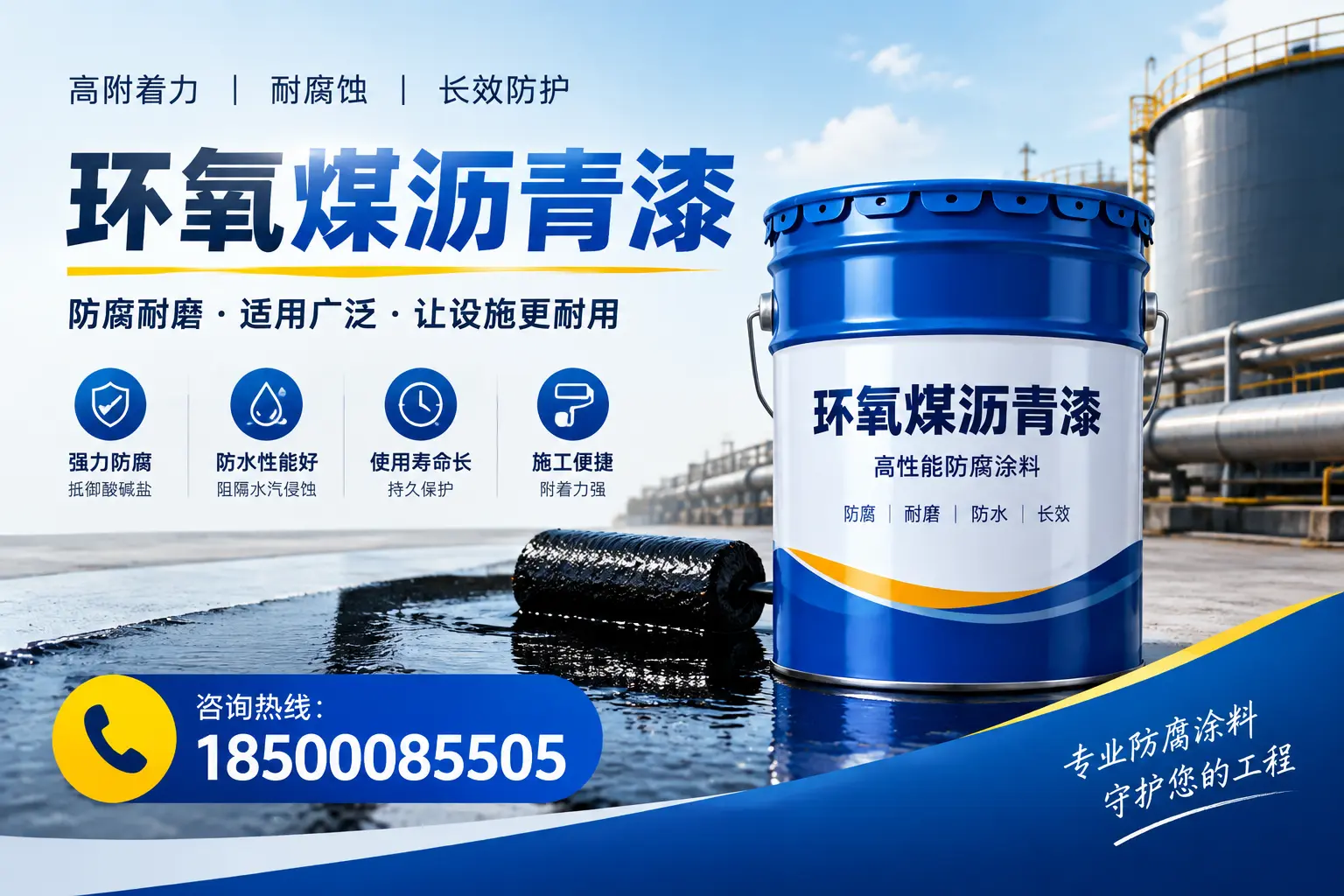 环氧煤沥青漆与其他涂料的对比分析,助力邵阳企业决策